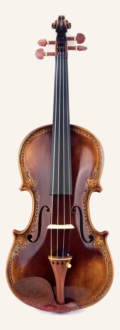 Violino Modelo Strad 1716 – Entalhado Flor – Acústico — Ateliê 442