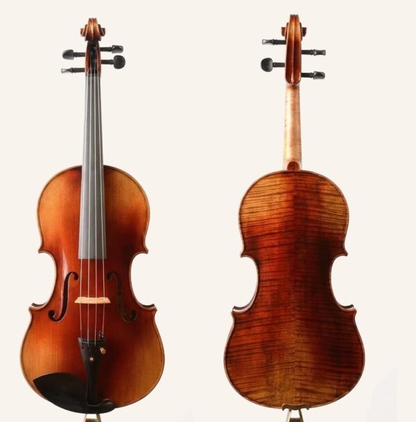 Viola de arco 40,64 cm — modelo Stradivari, com arco — Ateliê 442